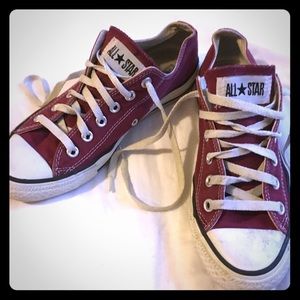 Garnet Converse shoes